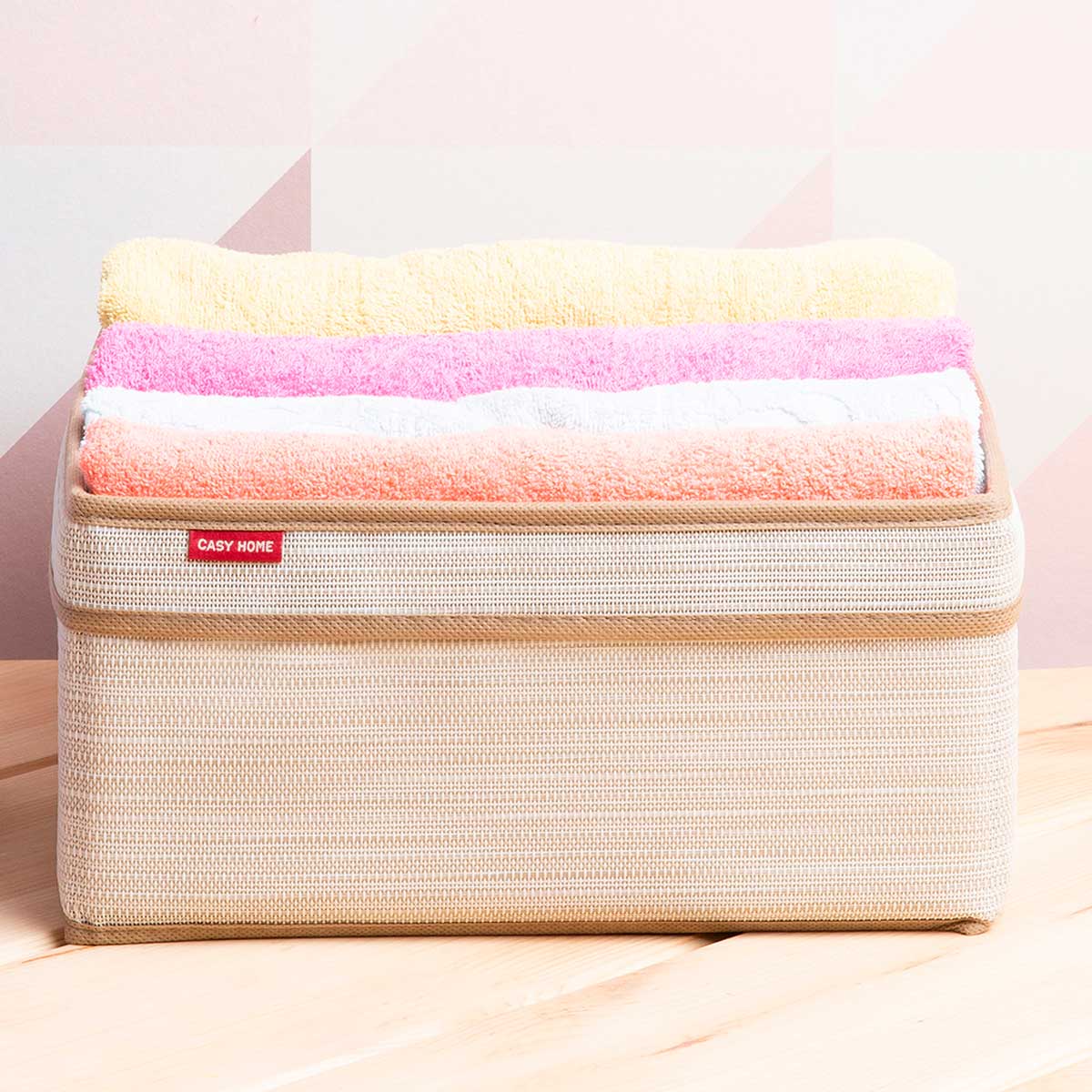 Корзина для хранения с ручками Casy Home 30x30x14см