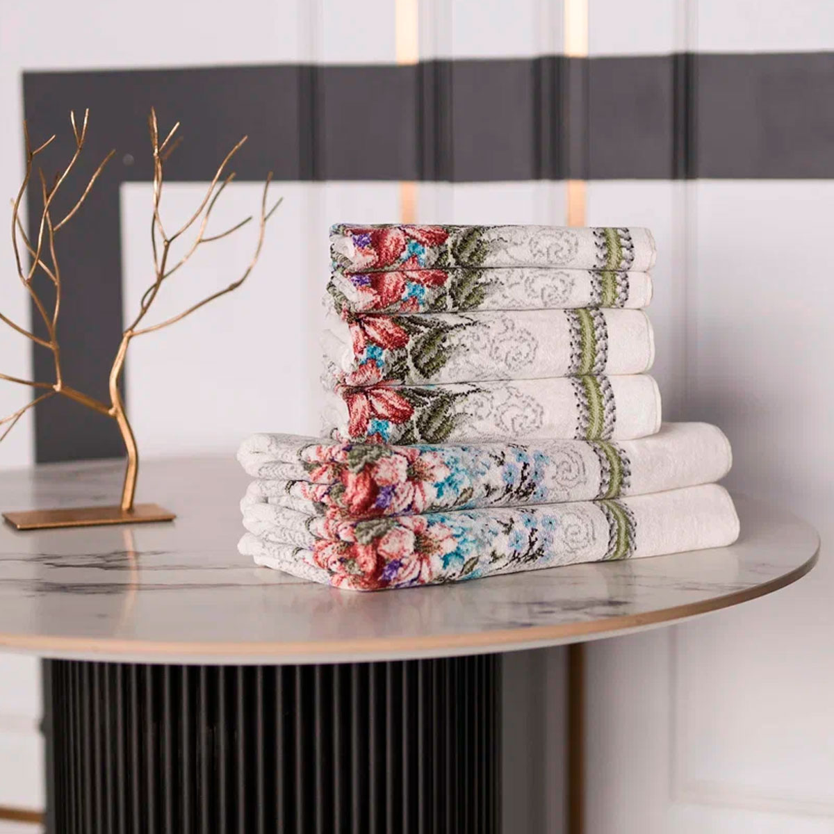 Полотенце Feiler Josephine 37x50см, цвет фисташковый