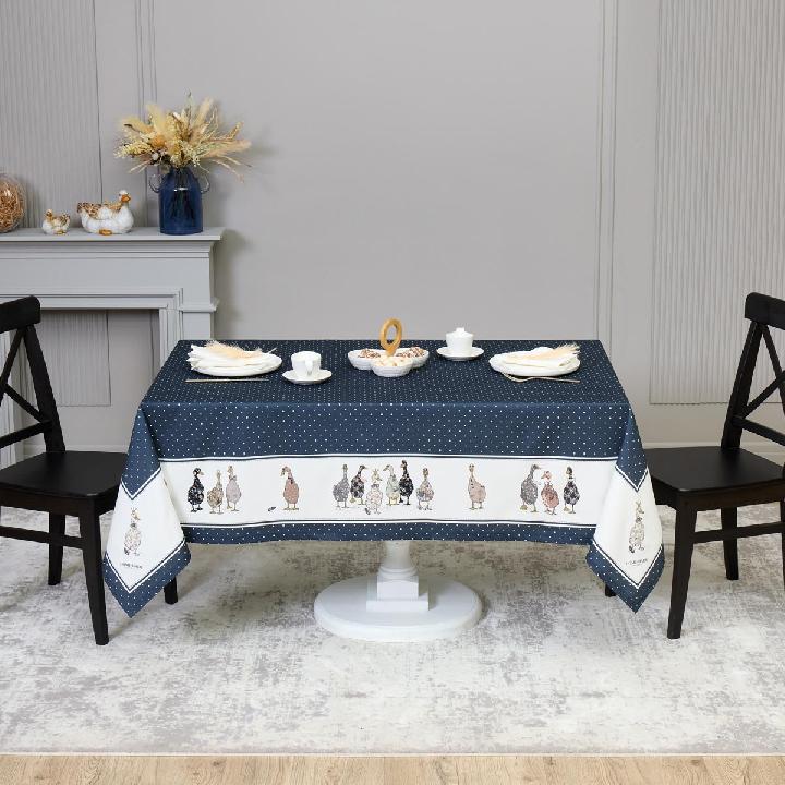 Скатерть 160х220см Santalino Family Farm