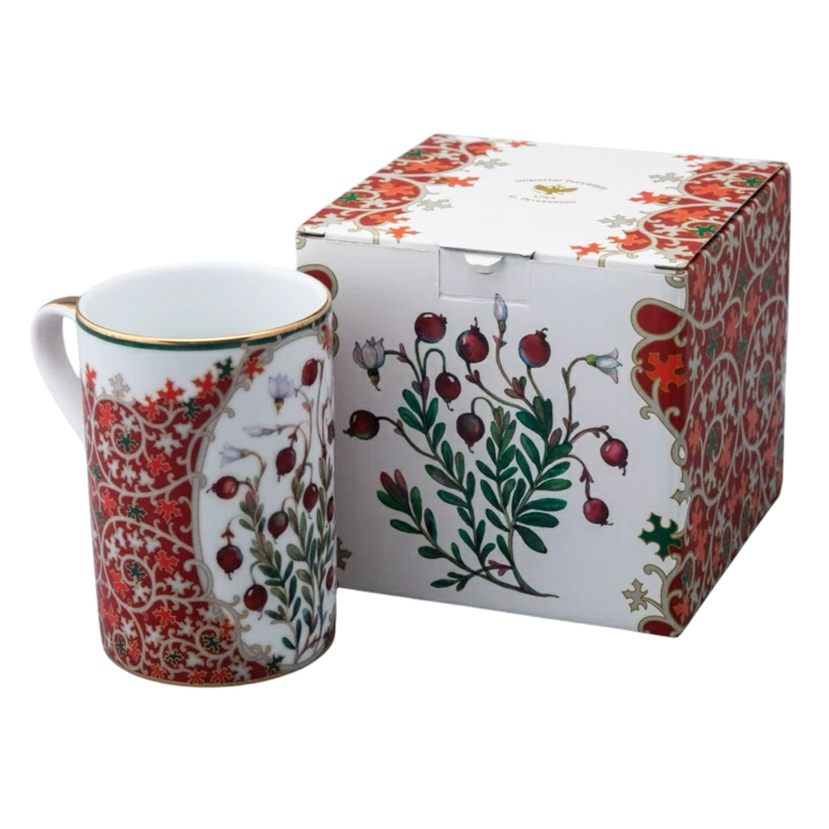 Кружка ИФЗ Цветы и ягоды России. Клюква заповедная