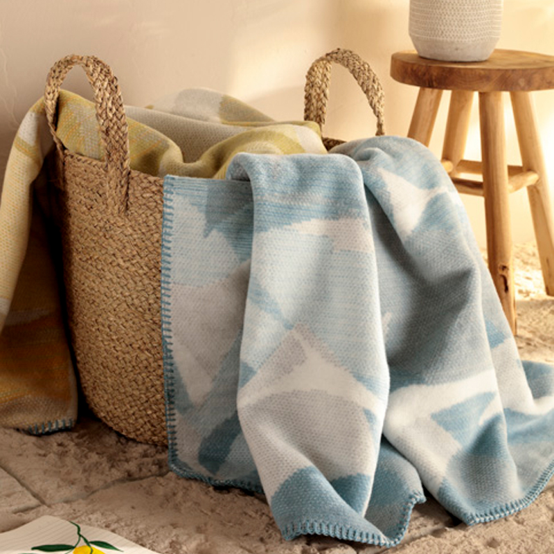 Плед Biederlack Fresh Horizon Flora 150x200см