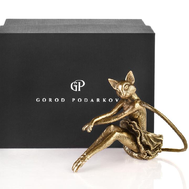 Статуэтка Город Подарков Кошка Балерина, в подарочной упаковке