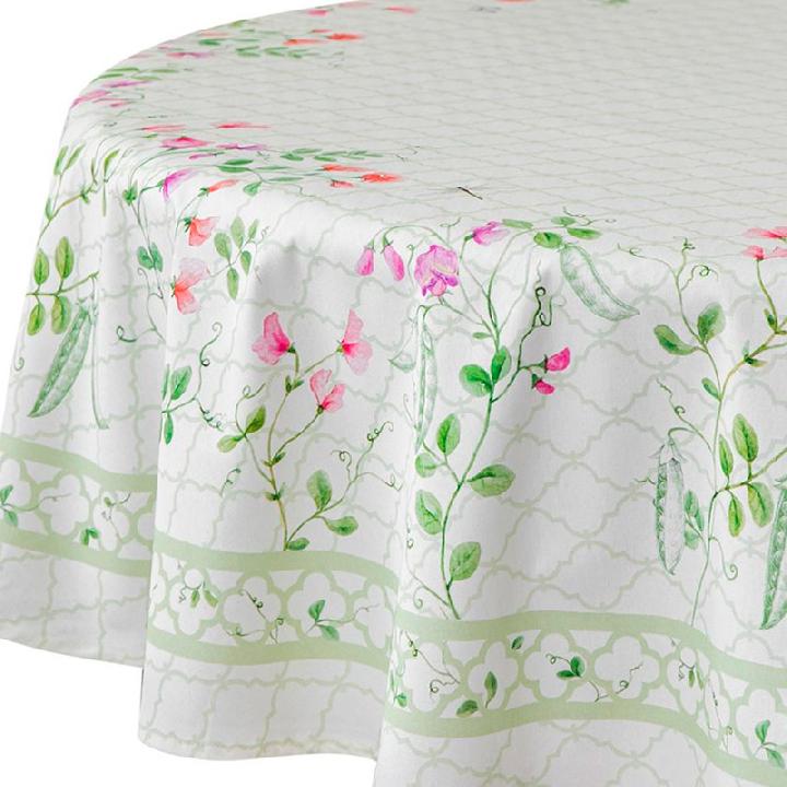 Скатерть овальная Mix&Match Home Душистый горошек 168х250см