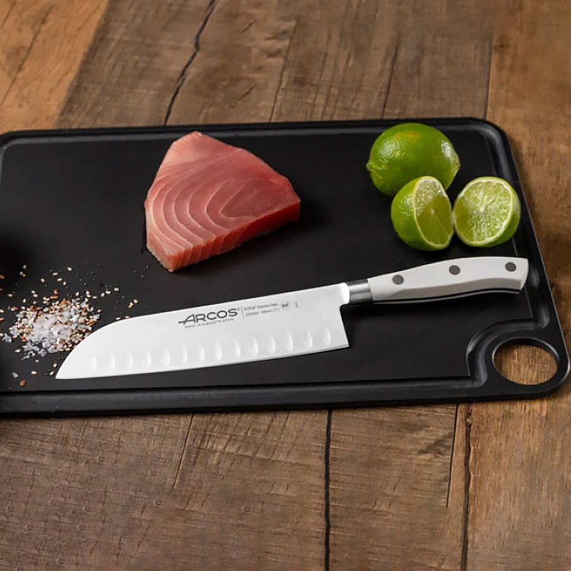 Нож поварской Сантоку Arcos Riviera Blanca