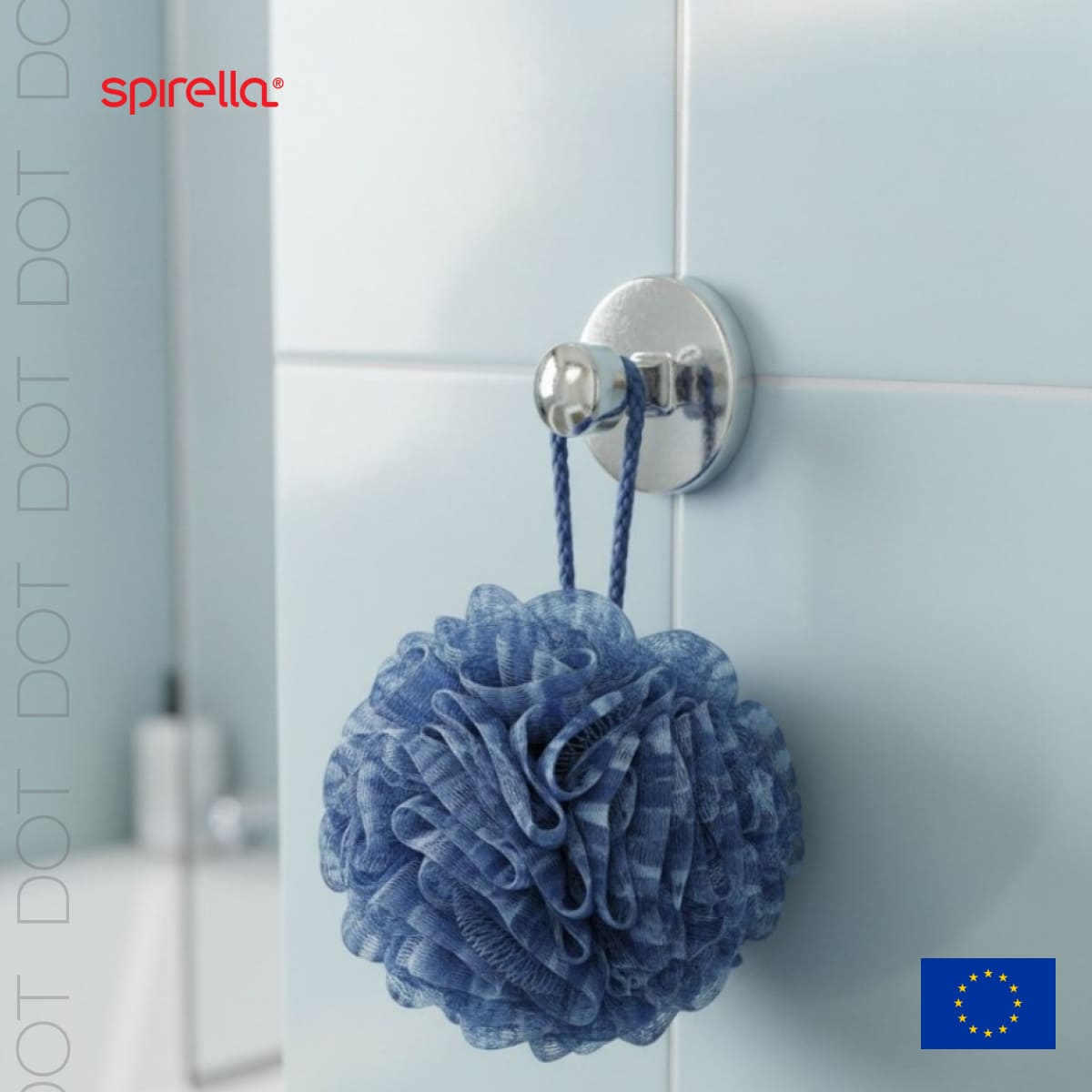 Набор крючков для ванной Spirella Dot, 2шт, цвет серебро