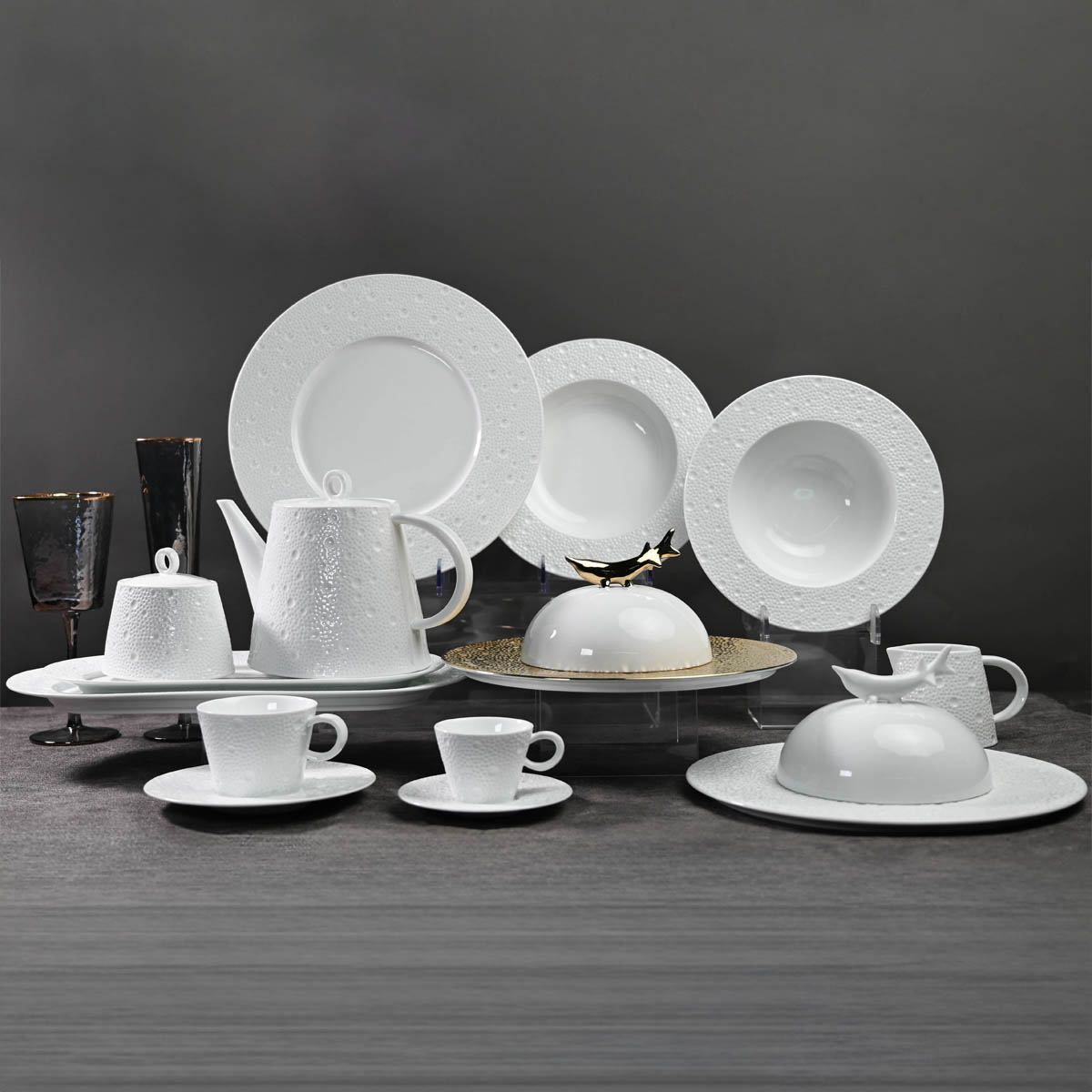 Тарелка обеденная Home Chef Meteorite 28см