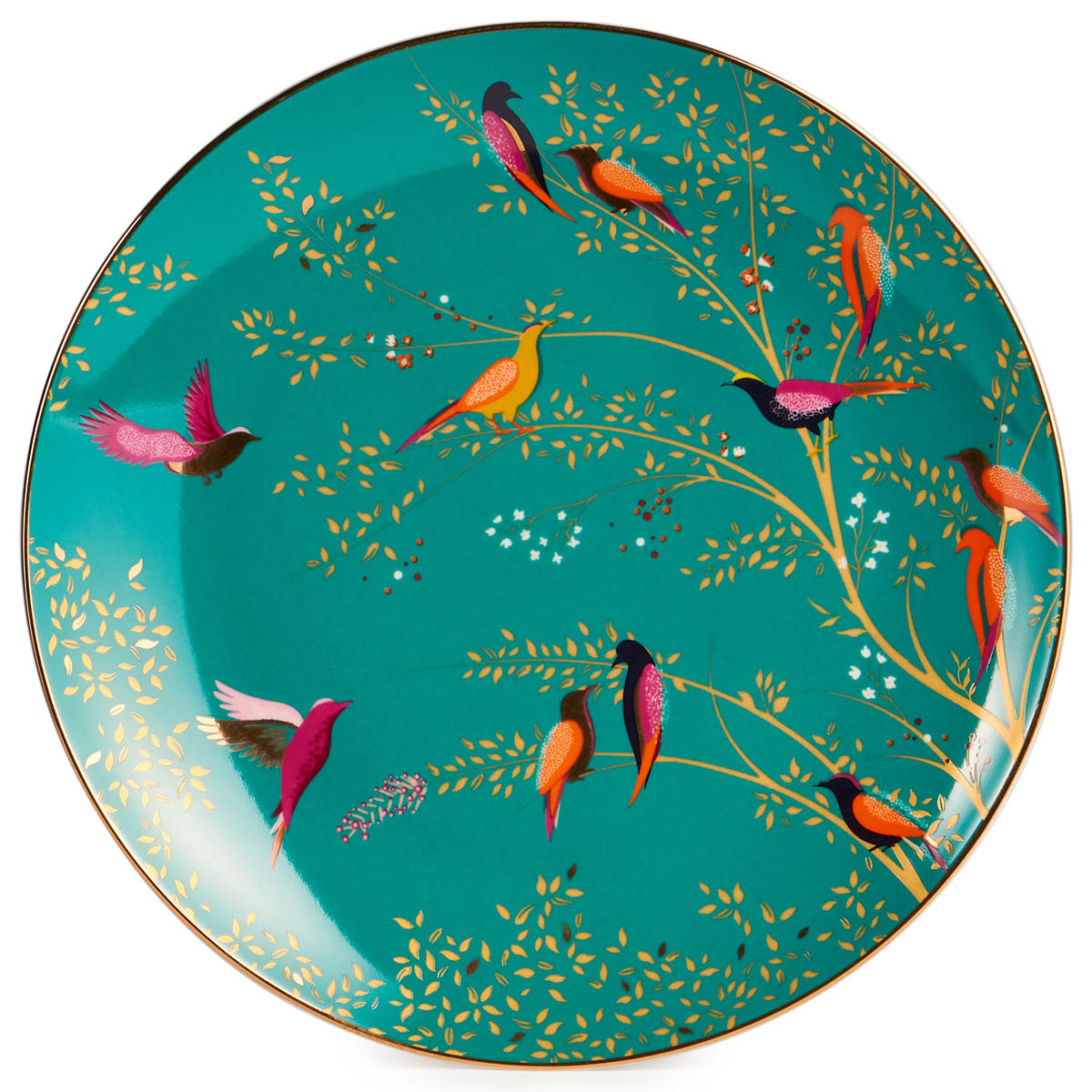 Набор тарелок закусочных Lefard Golden Birds 4шт