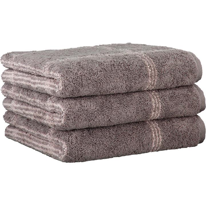 Полотенце махровое Cawo Two-Tone 80x150см, цвет графит