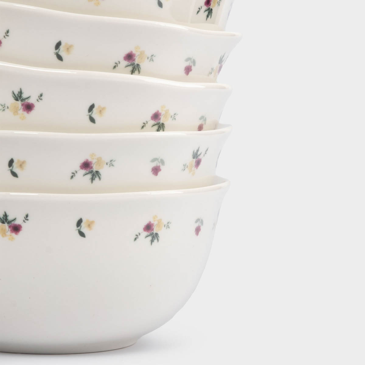 Сервиз обеденный Anna Lafarg Сиреневое Утро 18 предметов на 6 персон