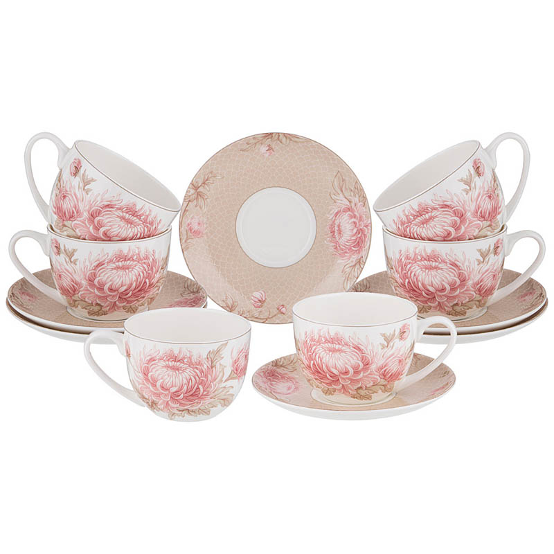 Чайный набор Lefard Астра 12 предметов на 6 персон