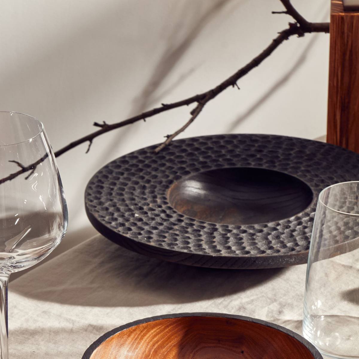 Тарелка 26см Kenai Ceramics Wood