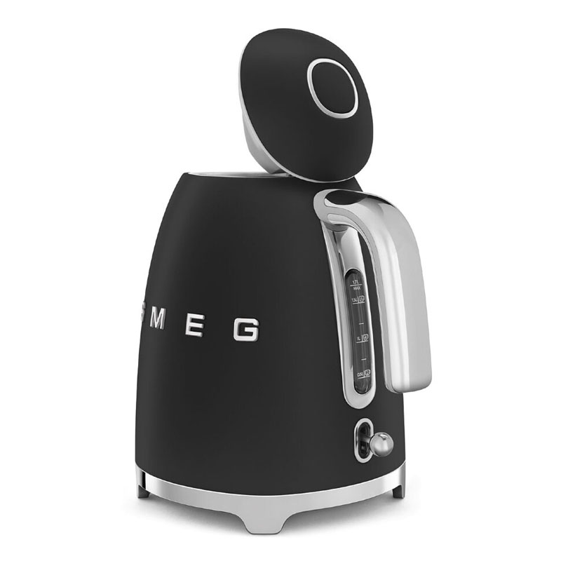 Чайник электрический Smeg 50’s Style, черный матовый