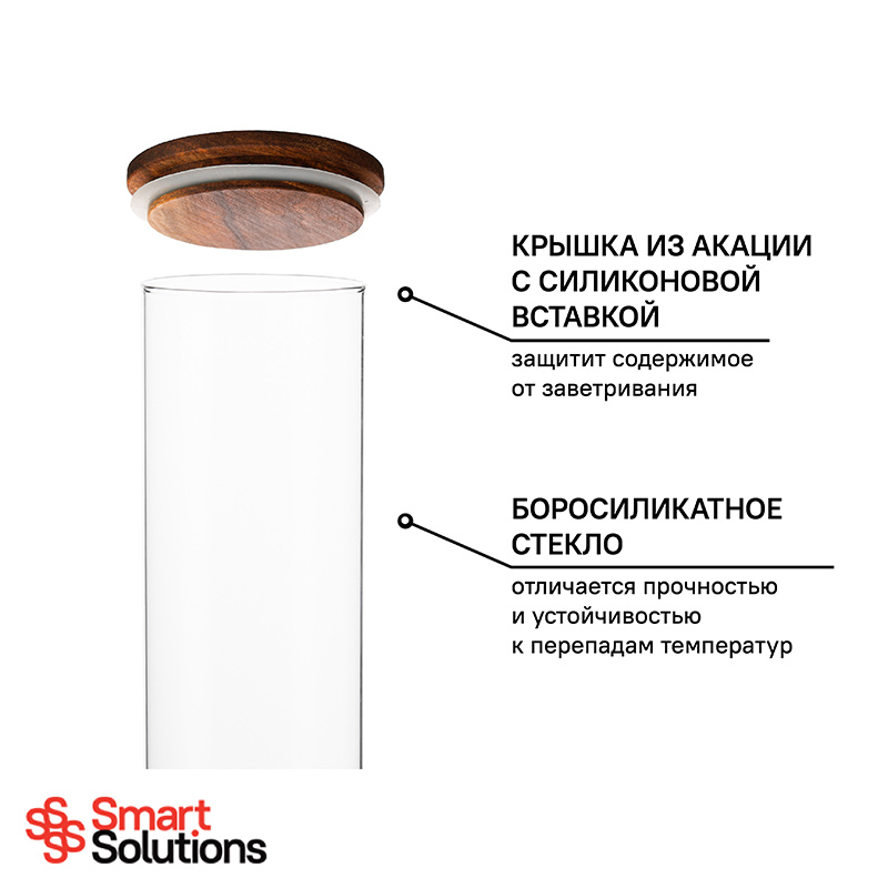 Контейнер для хранения Smart Solutions 1,85