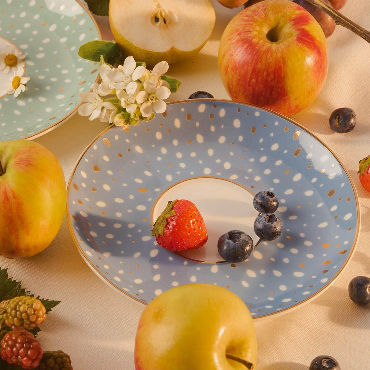 Чайная пара Domique Tea at Grandma's, цвет синий