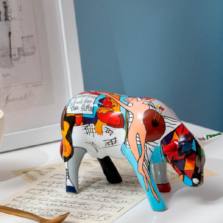 Коллекционная корова CowParade Russia Picowso´s School for the Arts