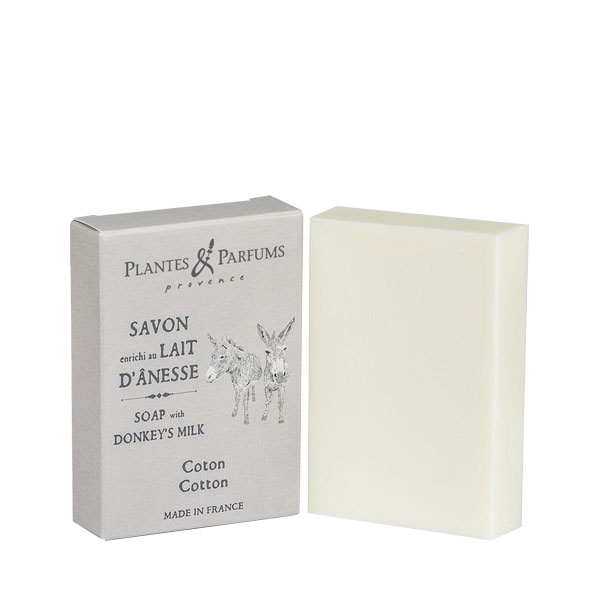 Мыло с ослиным молочком Хлопок Plantes et Parfums provence, 100гр.