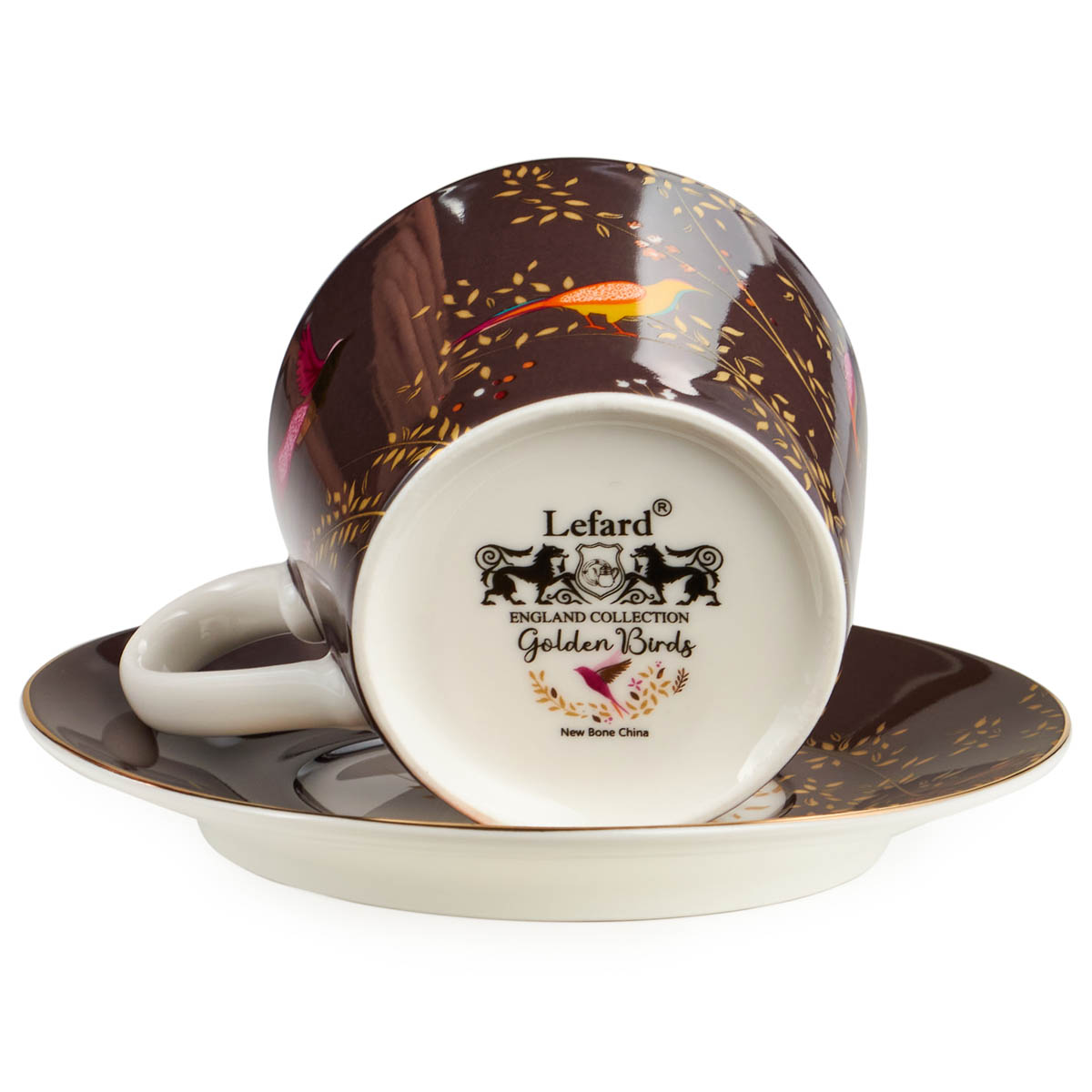 Чайная пара Lefard Golden Birds 220мл
