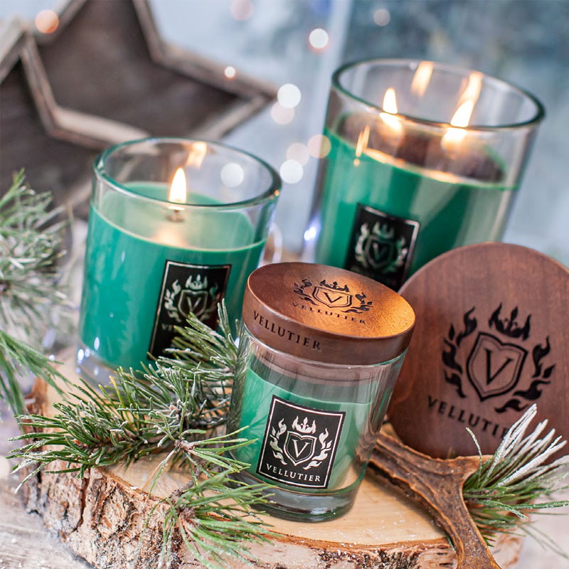 Свеча ароматическая Vellutier Siberian Pine Forest 515гр