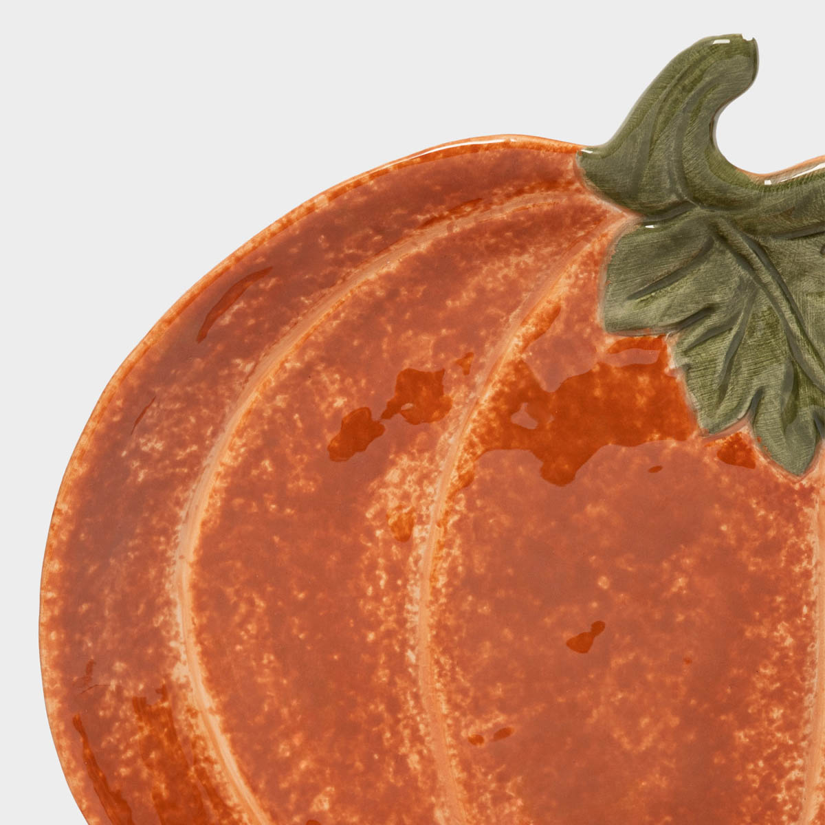 Блюдо Anna Lafarg Bright Pumpkin Тыква с листом
