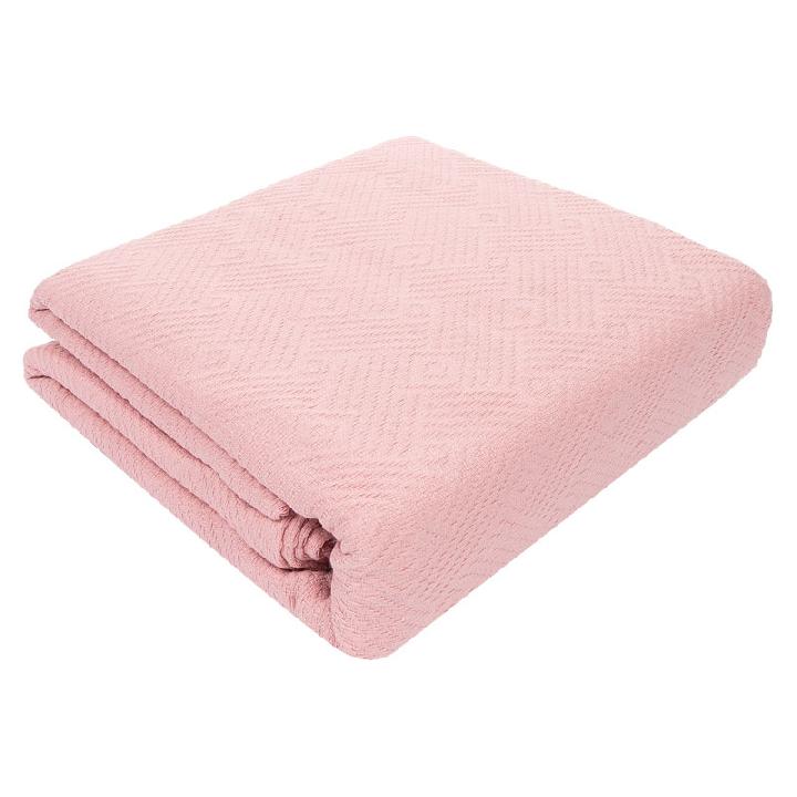 Покрывало 2-спальное Вотекс Шарм, цвет пыльно-розовый
