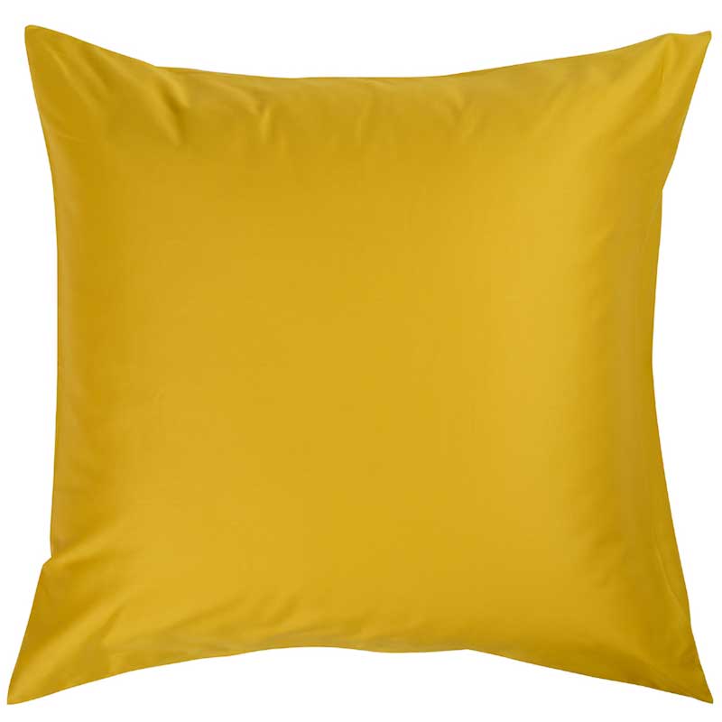 

Комплект наволочек Tkano Essential 70x70см горчичный, 2шт