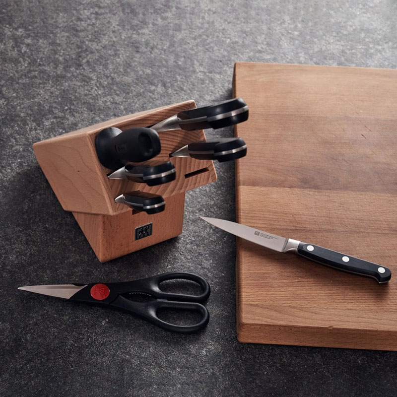 Набор кухонных ножей Zwilling Professional S, 7 предметов в подставке