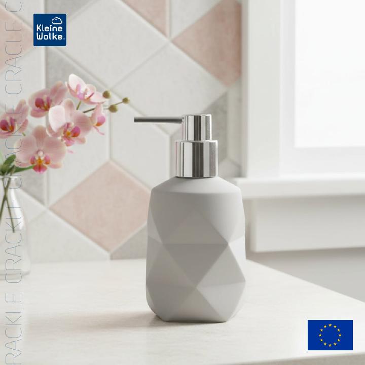 Дозатор для жидкого мыла Kleine Wolke Crackle Platinum