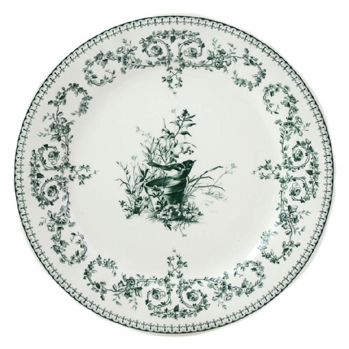 Набор тарелок десертных Gien Les Depareillees Vert 23,2см, 4шт