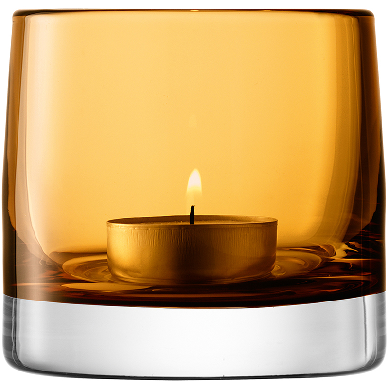 

Подсвечник для чайной свечи Light Colour 8,5 см охра, Оранжевый