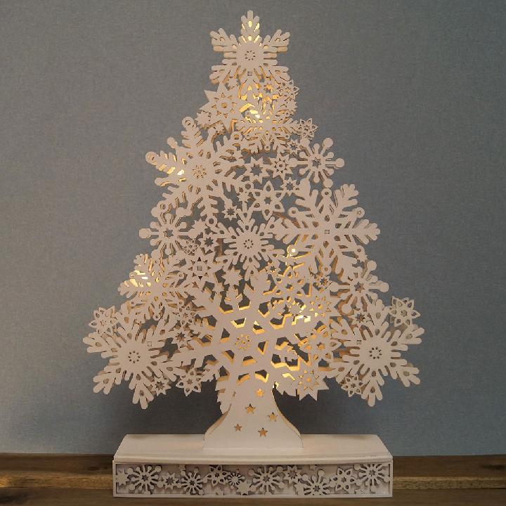 Светильник декоративный Snowflake Tree 29 см.