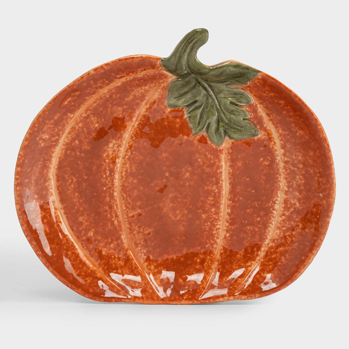 Блюдо Anna Lafarg Bright Pumpkin Тыква с листом