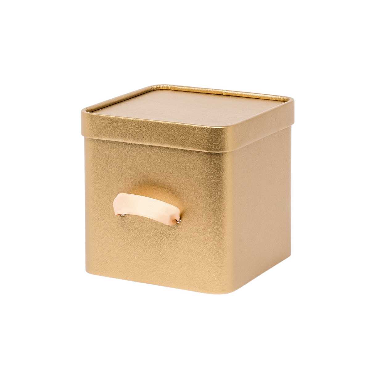 Коробка для хранения Rompicato Cube S, цвет золотой