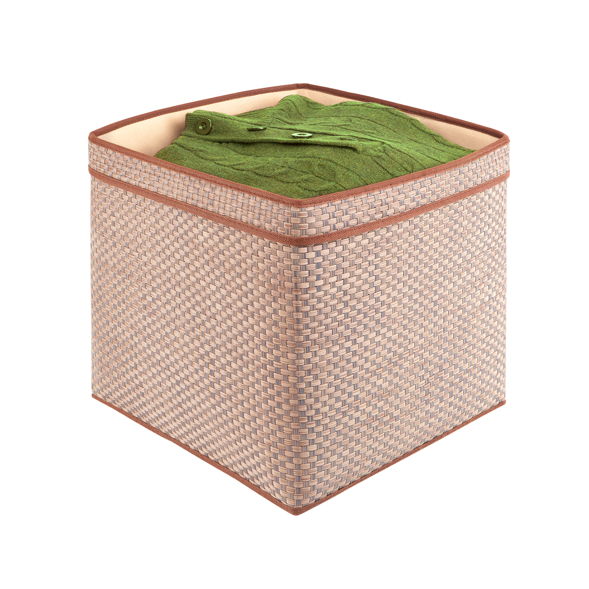 Корзина для хранения с ручками Casy Home 30x30x30см