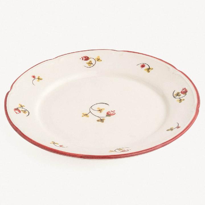 Тарелка обеденная Дымов Керамика Шиповник