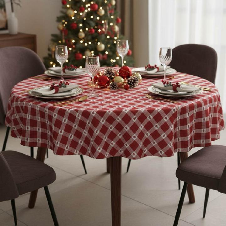 Скатерть круглая Andrea Fontebasso Textile Garnet 140см