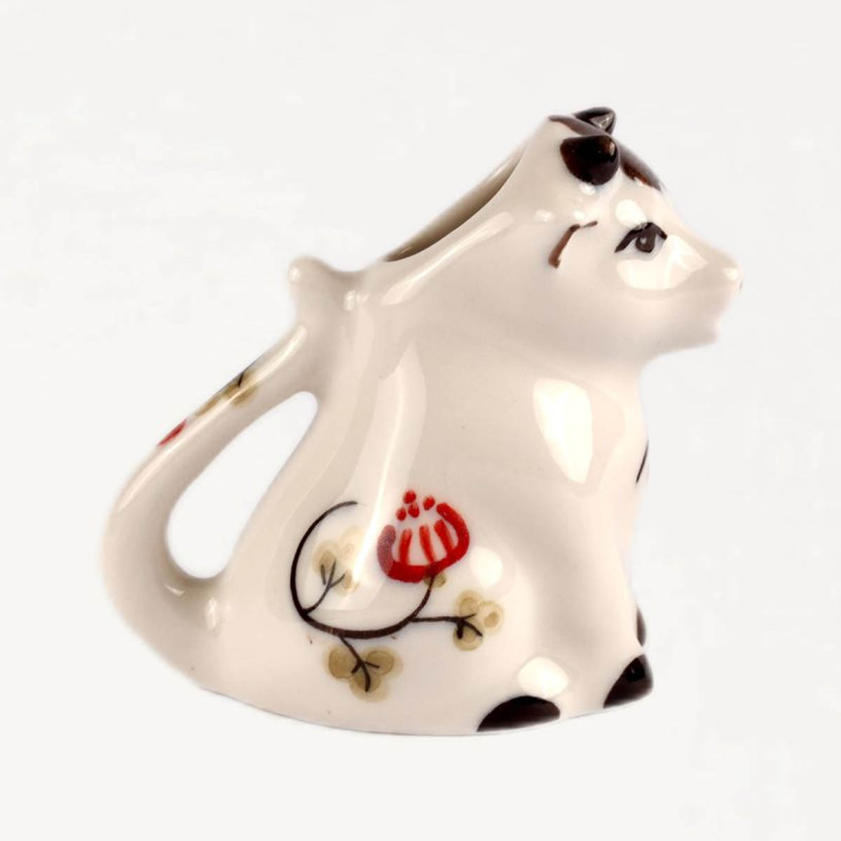 Сливочник Дымов Керамика Шиповник Бычок