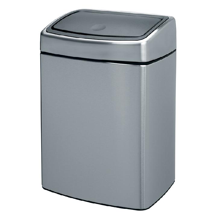 Ведро для мусора прямоугольное Brabantia Touch Bin, 10л