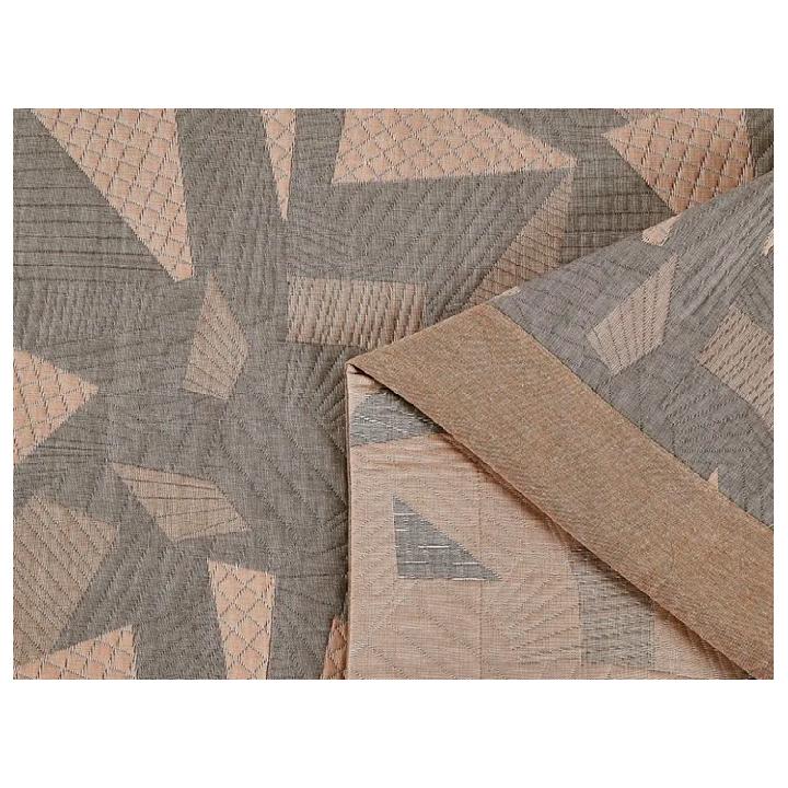 Одеяло-плед облегченное Anabella Asabella 160x220см, треугольники на бежевом