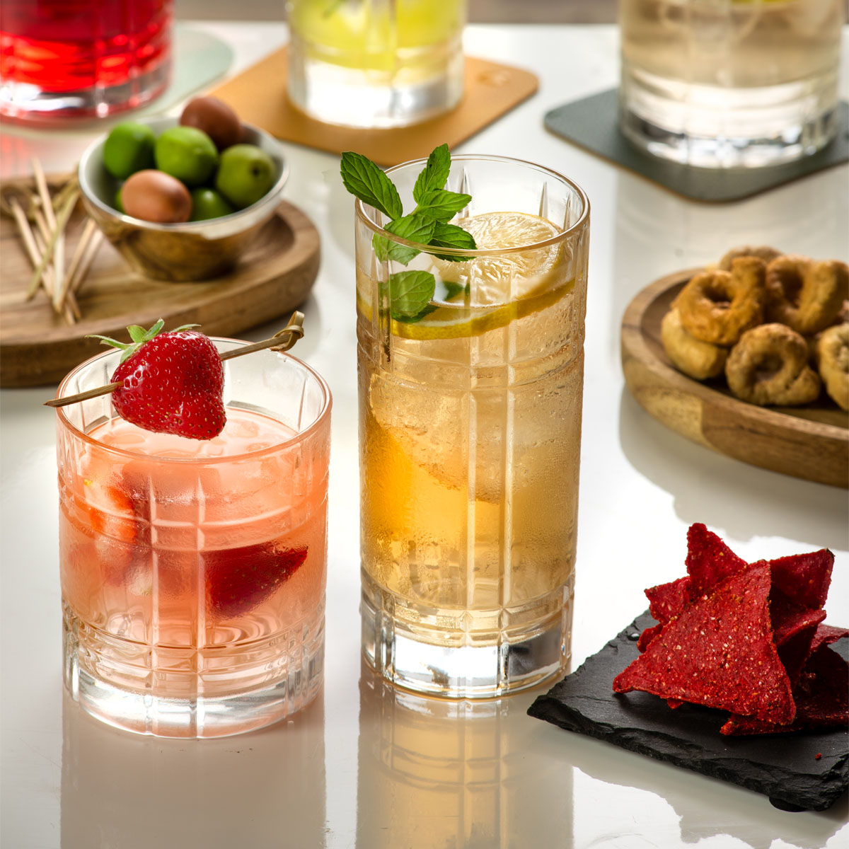 Набор стаканов высоких RCR Cristalleria Italiana Any  370мл, 6шт