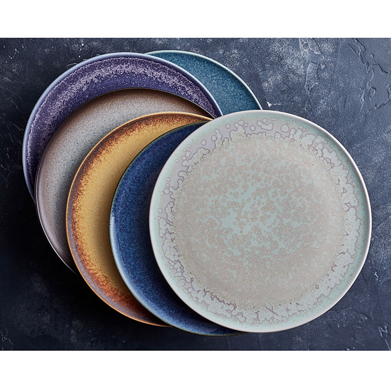Плоская тарелка 24см Kenai Ceramics Seashore Corvo