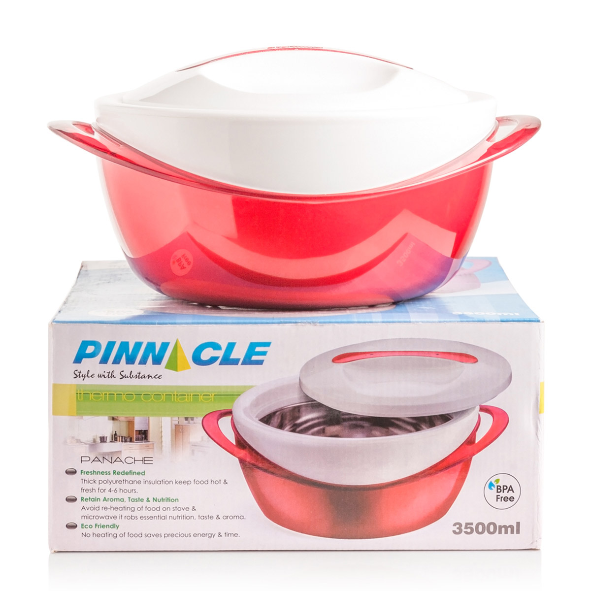 Термокастрюля Pinnacle Red Metallic 3,5л