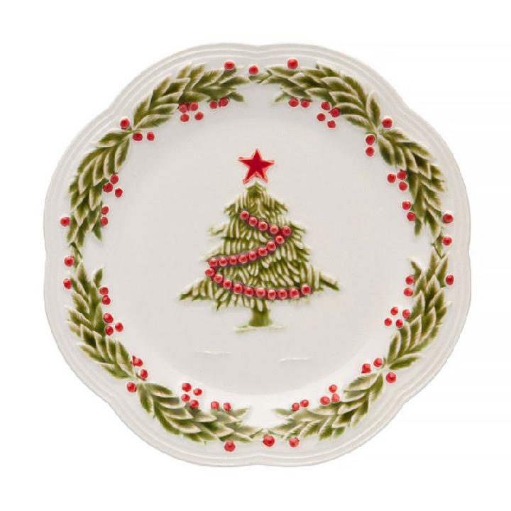 Тарелка десертная Bordallo Pinheiro Christmas