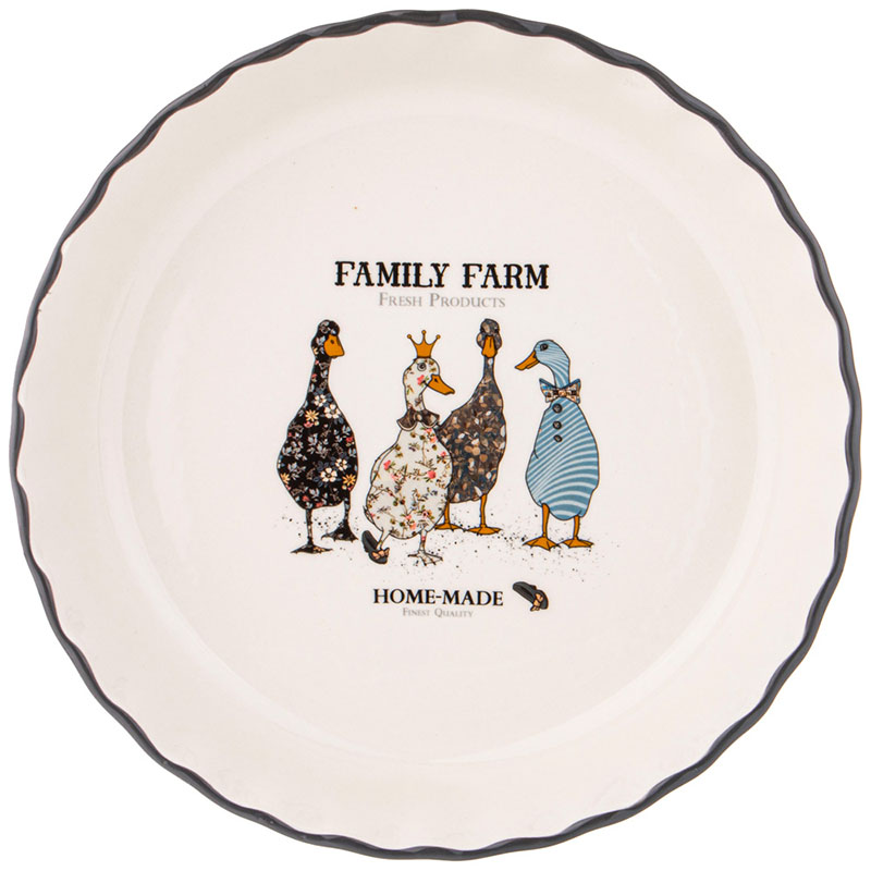 Блюдо для подачи и запекания Agness Family farm 27,5x27,5x6см