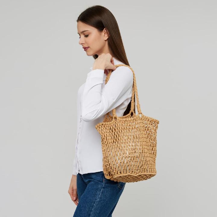 Сумка-шоппер Jane's Story, цвет бежевый