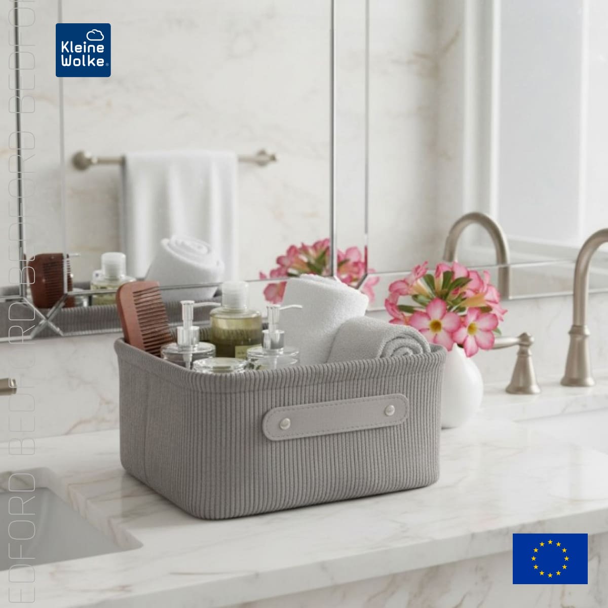 Корзина для хранения Kleine Wolke Bedford Platinum