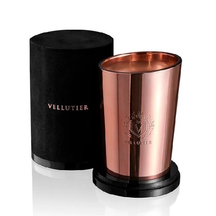 Свеча большая Vellutier Prestige Розовая Аврора