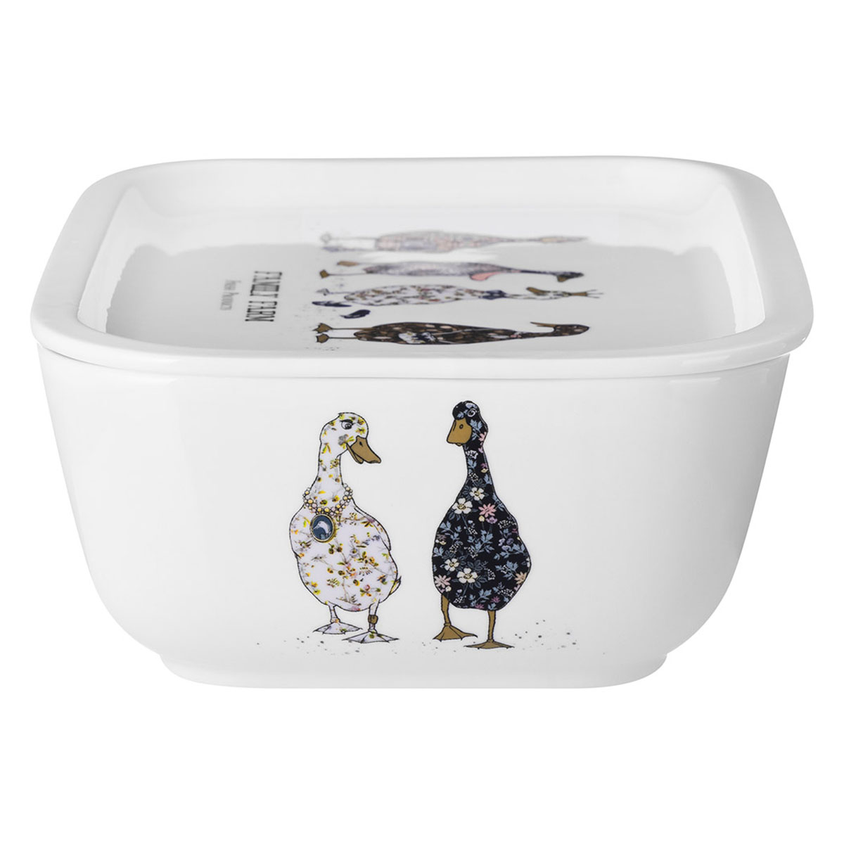 Блюдо с крышкой прямоугольное Lefard Family Farm 25x17x7,5см
