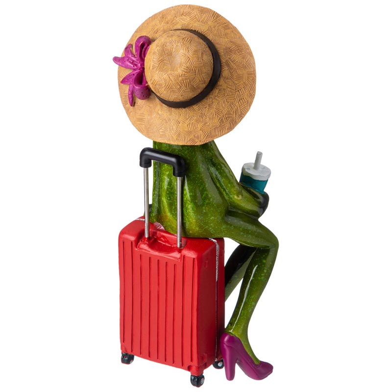 Фигурка декоративная Lefard Лягушка путешественница