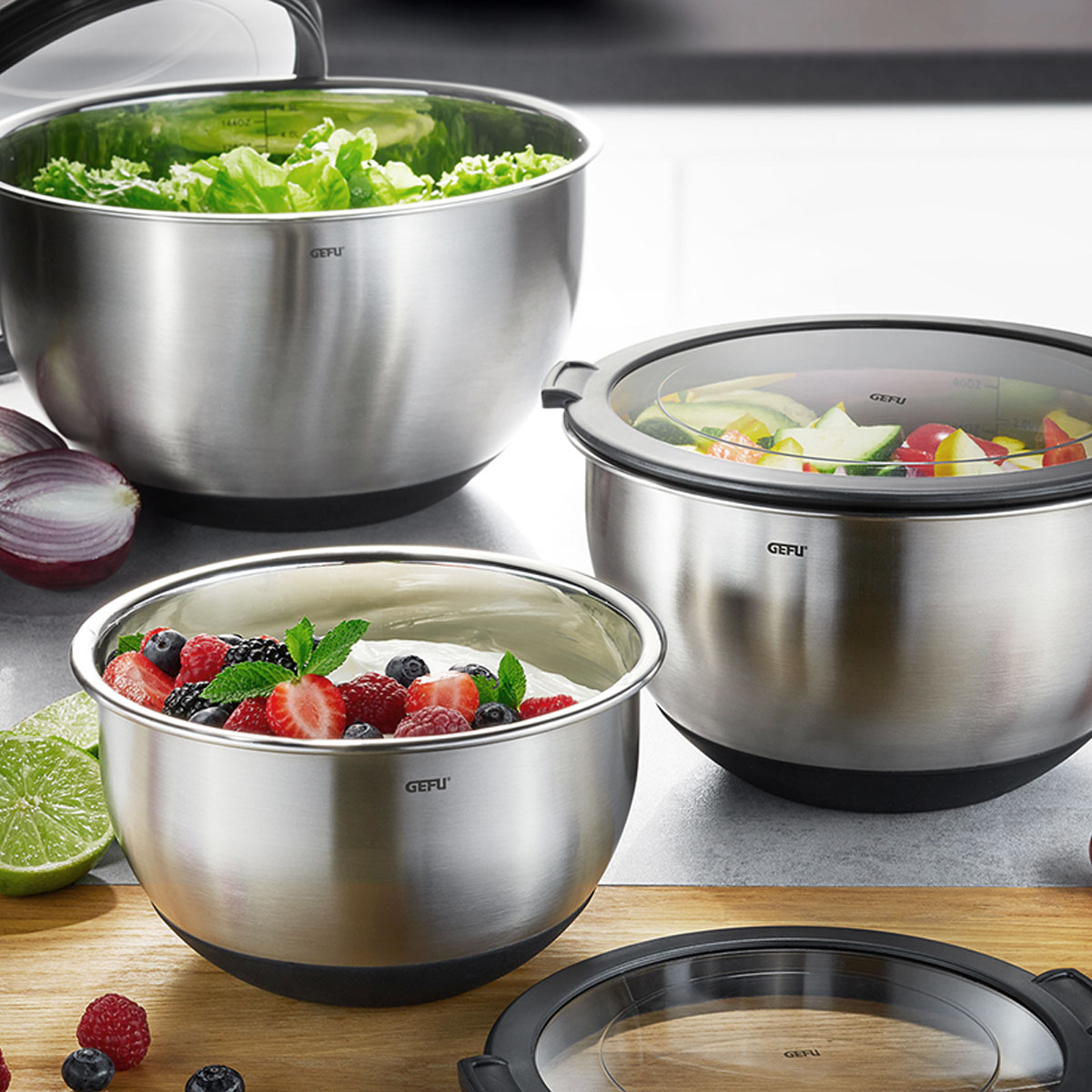 Миска с крышкой Gefu Муово 24см