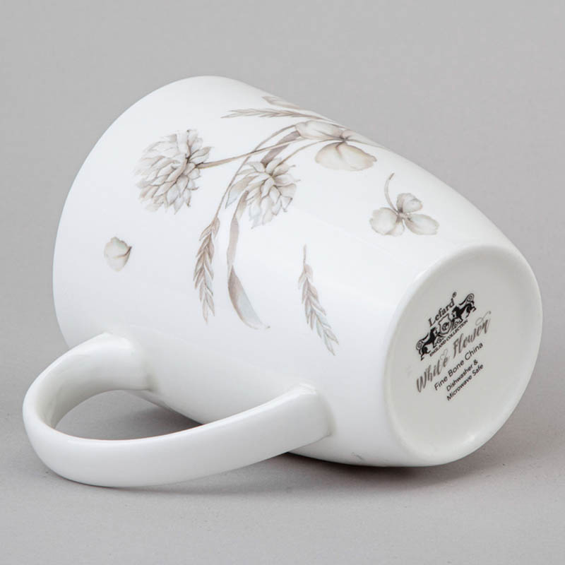 Кружка Lefard White Flower, цвет белый